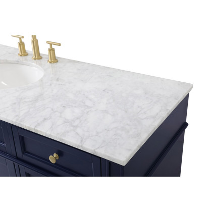Elegant 60" Single Bathroom Vanity Set - Blue (VF12560BL)