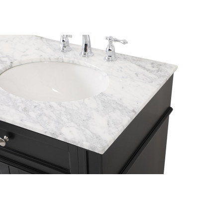 Elegant 60" Single Bathroom Vanity Set - Black (VF12560DBK)