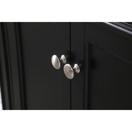 Elegant 60" Single Bathroom Vanity Set - Black (VF12560DBK)