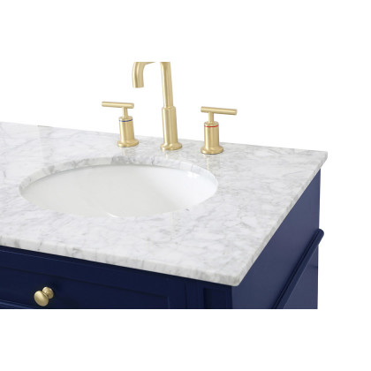 Elegant 60" Single Bathroom Vanity Set - Blue (VF12560DBL)