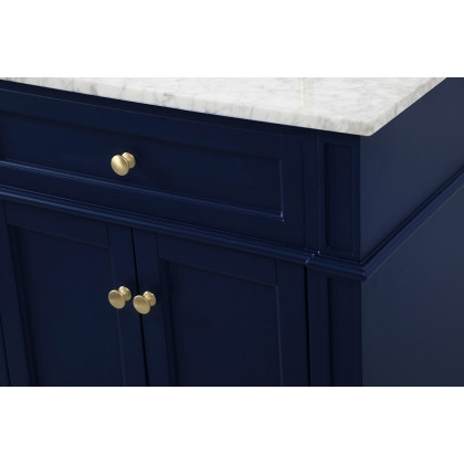 Elegant 60" Single Bathroom Vanity Set - Blue (VF12560DBL)