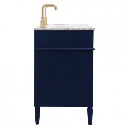 Elegant 60" Single Bathroom Vanity Set - Blue (VF12560DBL)