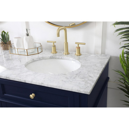 Elegant 60" Single Bathroom Vanity Set - Blue (VF12560DBL)