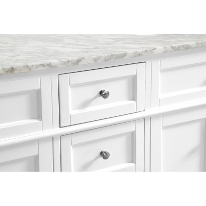 Elegant 60" Single Bathroom Vanity Set - White (VF12560DWH)