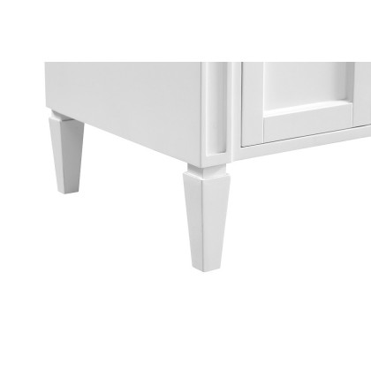 Elegant 60" Single Bathroom Vanity Set - White (VF12560DWH)