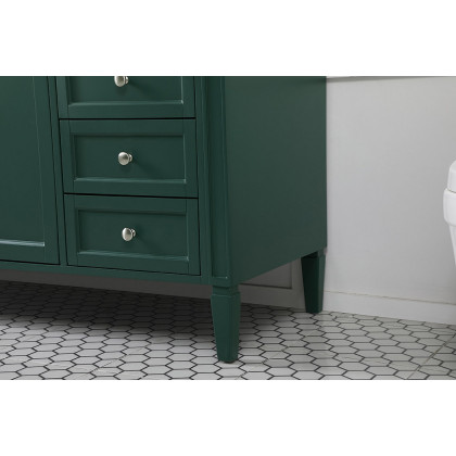 Elegant 60" Single Bathroom Vanity Set - Green (VF12560GN)