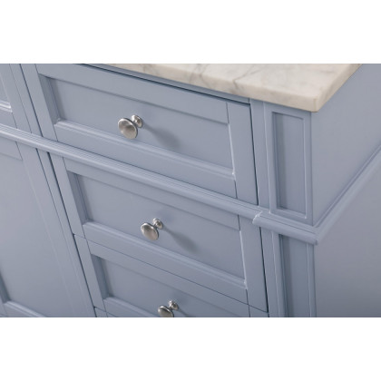 Elegant 60" Single Bathroom Vanity Set - Gray (VF12560GR)