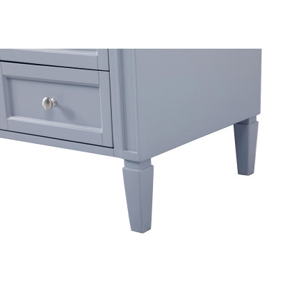 Elegant 60" Single Bathroom Vanity Set - Gray (VF12560GR)