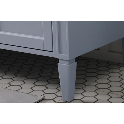 Elegant 60" Single Bathroom Vanity Set - Gray (VF12560GR)