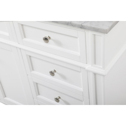 Elegant 60" Single Bathroom Vanity Set - White (VF12560WH)