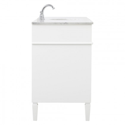 Elegant 60" Single Bathroom Vanity Set - White (VF12560WH)