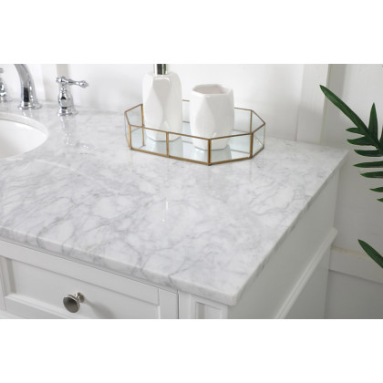 Elegant 60" Single Bathroom Vanity Set - White (VF12560WH)