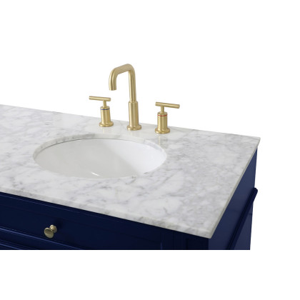 Elegant 60" Single Bathroom Vanity Set - Blue (VF12572DBL)