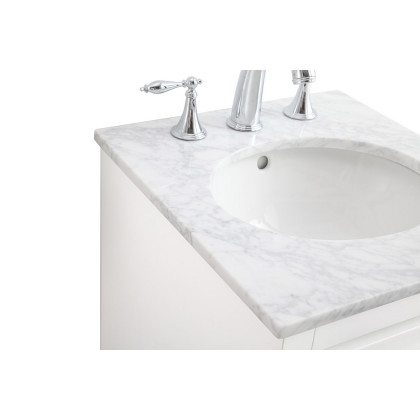 Elegant Bathroom Vanity - White (VF12818WH)
