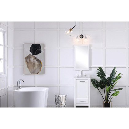 Elegant Bathroom Vanity - White (VF12818WH)
