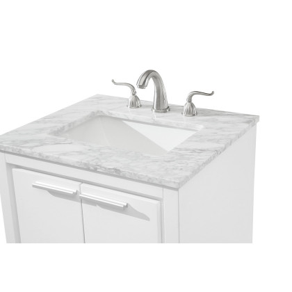 Elegant Bathroom Vanity - White (VF12824WH)