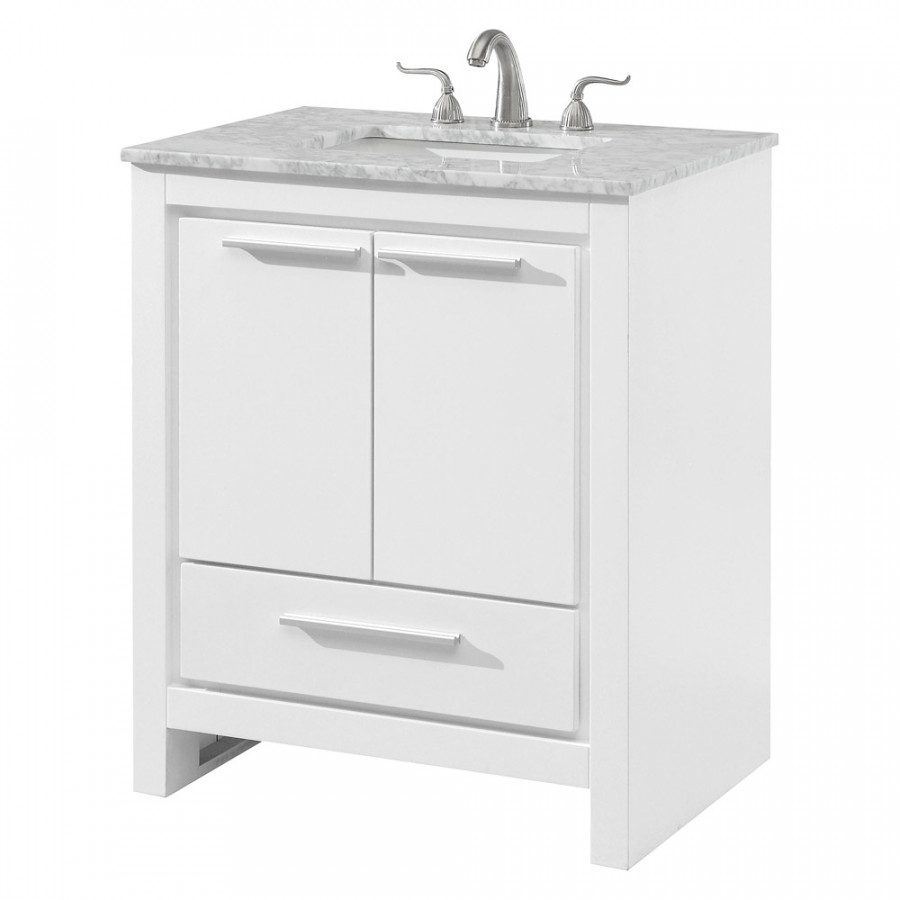 Elegant - Bathroom Vanity (VF12830WH)