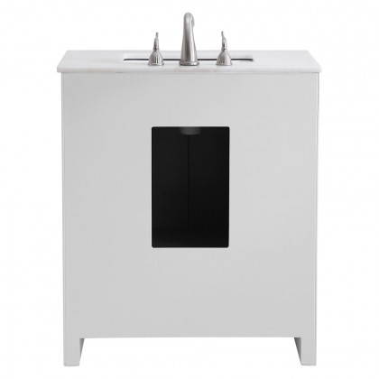 Elegant - Bathroom Vanity (VF12830WH)