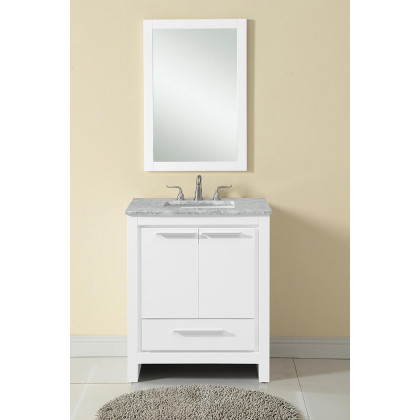 Elegant - Bathroom Vanity (VF12830WH)