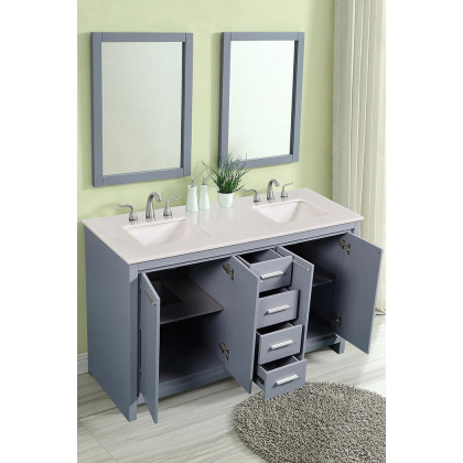 Elegant - Bathroom Vanity (PNT-VF12860D)