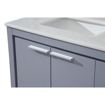 Elegant Bathroom Vanity - Gray (VF12860DGR)