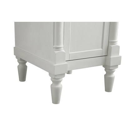 Elegant Bathroom Vanity - Antique White (VF13018AW)