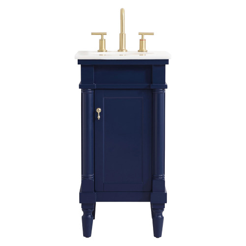 Elegant Bathroom Vanity - Blue (VF13018BL)