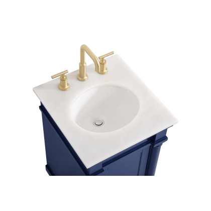 Elegant Bathroom Vanity - Blue (VF13018BL)