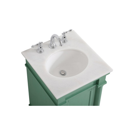 Elegant Bathroom Vanity - Vintage Mint (VF13018VM)