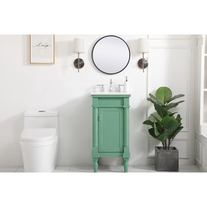 Elegant Bathroom Vanity - Vintage Mint (VF13018VM)
