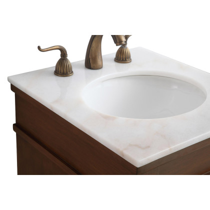 Elegant Bathroom Vanity - Walnut (VF13018WT)
