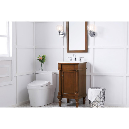 Elegant Bathroom Vanity - Walnut (VF13018WT)