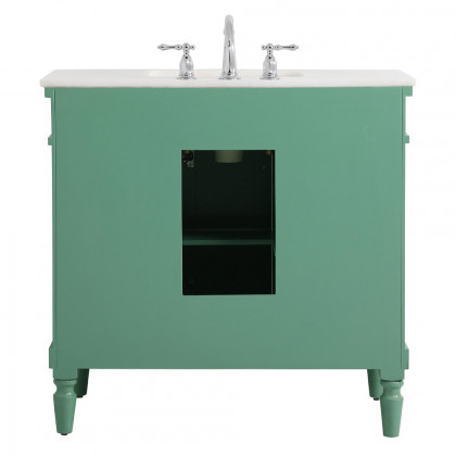 Elegant Bathroom Vanity - Vintage Mint (VF13036VM)
