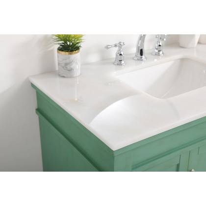 Elegant Bathroom Vanity - Vintage Mint (VF13036VM)