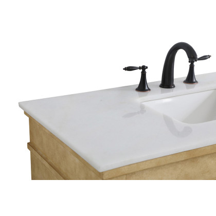 Elegant Bathroom Vanity - Antique Beige, L 42" (VF13042AB)