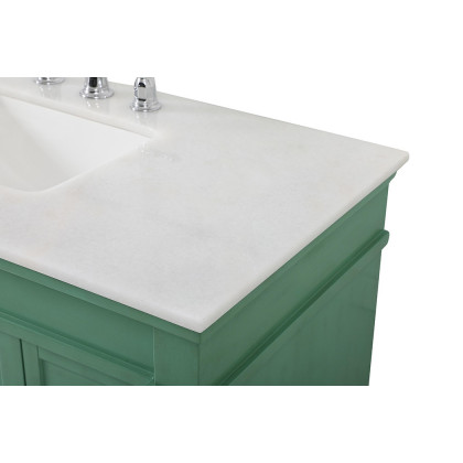 Elegant Bathroom Vanity - Vintage Mint, L 42" (VF13042VM)