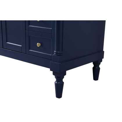 Elegant Bathroom Vanity - Blue, L 48" (VF13048BL)