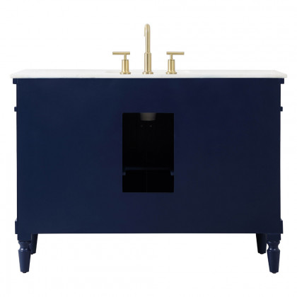 Elegant Bathroom Vanity - Blue, L 48" (VF13048BL)