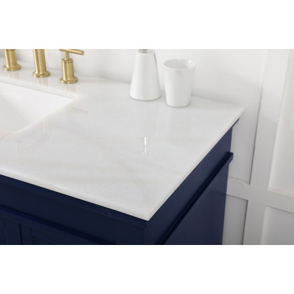 Elegant Bathroom Vanity - Blue, L 48" (VF13048BL)