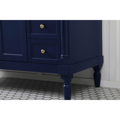 Elegant Bathroom Vanity - Blue, L 48" (VF13048BL)