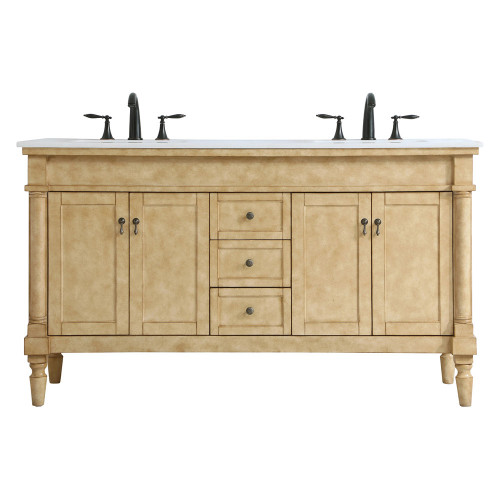 Elegant Bathroom Vanity - Antique Beige (VF13060DAB)