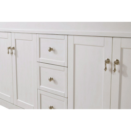 Elegant Bathroom Vanity - Antique White (VF13060DAW)