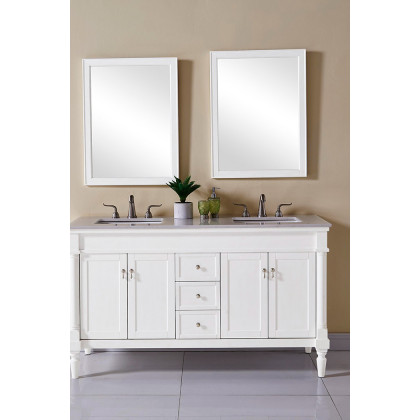 Elegant Bathroom Vanity - Antique White (VF13060DAW)