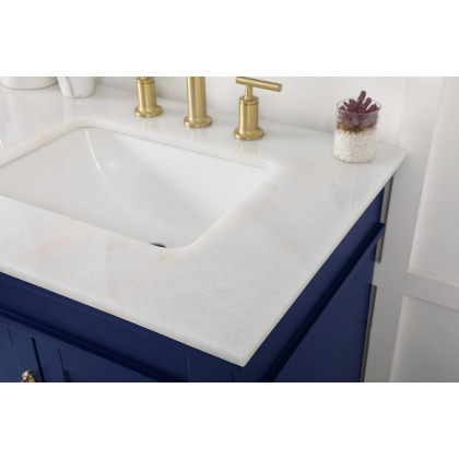 Elegant Bathroom Vanity - Blue (VF13060DBL)