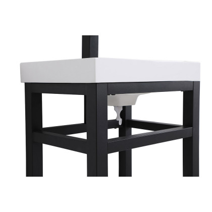 Elegant Bathroom Vanity - Black, L 18" (VF14018BK)