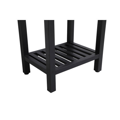 Elegant Bathroom Vanity - Black, L 18" (VF14018BK)