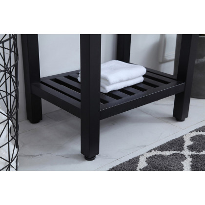 Elegant Bathroom Vanity - Black, L 18" (VF14018BK)