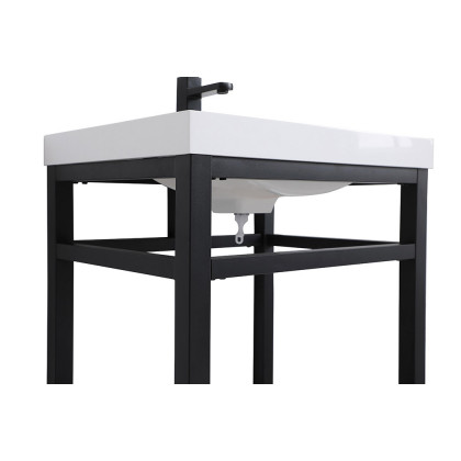 Elegant Bathroom Vanity - Black, L 24" (VF14024BK)