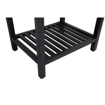 Elegant Bathroom Vanity - Black, L 24" (VF14024BK)