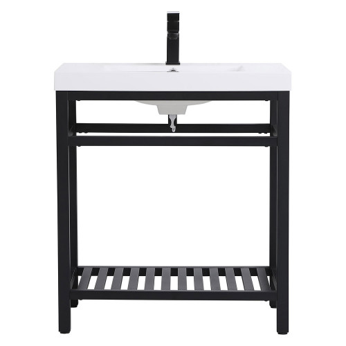 Elegant Bathroom Vanity - Black, L 30" (VF14030BK)